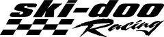 Ski-doo Racing 2″x 8″ set of 2 decals stickers, any color