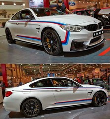 Graphic Car Sticker For BMW M4 M Performance Waist Line Stripe Side Door Decals