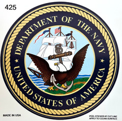 United States Navy…Military.. Truck Decals Sticker (4 Pack) #425