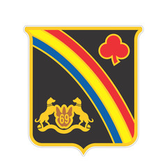 69th Infantry Division Crest Sticker Military Vinyl Soldier Decal 5″