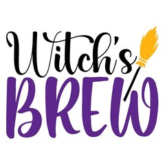 4” Witch’s Brew Sticker Funny Halloween Holiday Trick Or Treat DIY Craft Idea