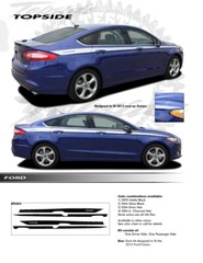 Vinyl Graphics Stripes Upper Door Pin Striping Decals for Ford Fusion 2013-2020