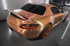 Chrome Aluminum Rose Gold Copper Vinyl Wrap Sticker Decal Sheet Film Air Release
