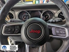 Fits 2011-2018 Jeep Wrangler Jk Steering Wheel Jeep Overlay Vinyl Decals (S)
