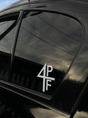 4PF Permanent Car Sticker / Car Vinyl