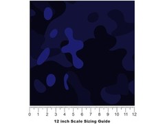 Rwraps Blue Camouflage Sapphire Flecktarn Gloss Vinyl Film Wrap 59in x 6in