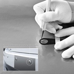 Precision Craft Cutting Tool Kit: 13-25mm Circle Templates for Car Wrapping