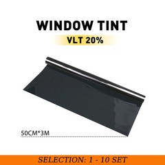 1-10X Uncut Roll Window Tint Film Shade 20% VLT Car Home Office Glass 20″ x 10ft