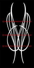 Horns VINTAGE Pinstripe Stripe,Kit,Drag Race,Hand Lettered decals.Badass 9in