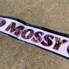 MOSSY OAK PINK & CAMO Truck Car WINDSHIELD Decal STICKER HUNTING CAMOUFLAGE