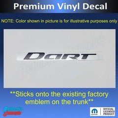 DART Emblem Overlay Decal for 2013-2016 Dodge Dart