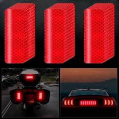 Reflective Stickers 20Pcs Self-Adhesive Reflective Strip Reflective Tape for Car