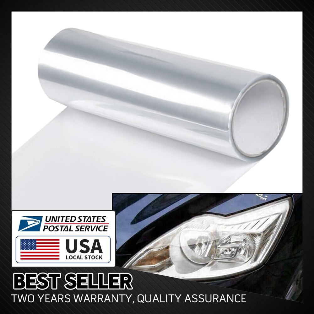 12”x71″ Car Clear Headlight protector Film Bumper Lamp Protection Wrap Sticker