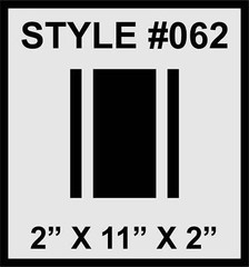 Racing Stripes & pinstripes [3x] 2″ , 11″, 2″ x 68″ Self Healing Vinyl Fits All