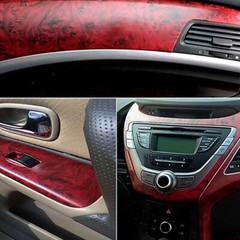 DIY Matte Glossy Wood Grain Textured Vinyl Wrap Sticker Car Home Interior Decor