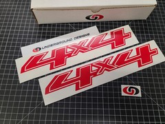 4×4 Decals (2-Pack) Truck Bed Fender Stickers For 2014-2025 Chevy Silverado 1500