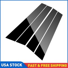PC Material Glossy Black Pillar Posts for Porsche Panamera 2009-2016 Window Trim