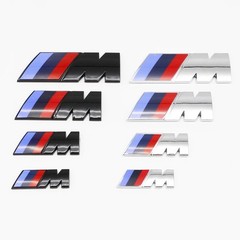 3D ABS Fender Emblem Rear Trunk Badge For M Power X1 X2 X3 X5 X6 X7 Sticker