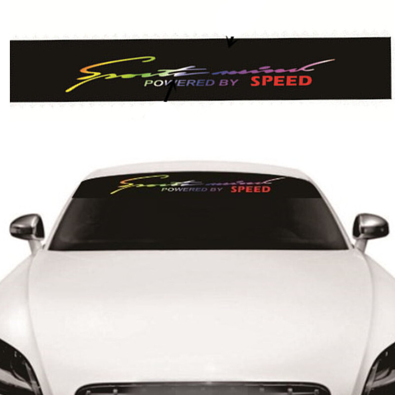 Reflective Decal Sticker Decorative For Car Window Windshield DIY Accessories