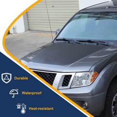 PVC Black Front Hood Sticker Decal Trim For Nissan Frontier 2009-2017 US