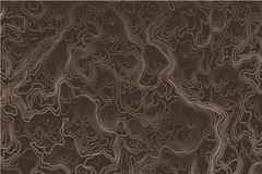 Topographic Map Beige Graphic Decal Vinyl Bike Scooter Motorcycle Car Wrap 24×36