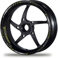 Motorcycle MT-10 SP Wheel Decals Stickers Rim Stripes Motorbike Yellow-Green