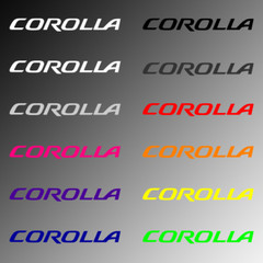 4x Door Handle Decal Sticker for Corolla 2002-2019 Toyota TRD LE XLE SE XSE