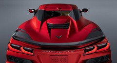 2024 Corvette C8 z06 & E-Ray Rear Jake Logo Graphics Carbon Flash Metallic GM