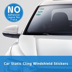 5″x7″ Windshield Sticker Applicator Pack of 5 Reusable Static Cling Sheets