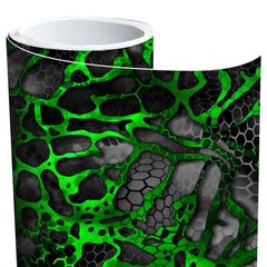Camo Chameleon XD2 Black and Green Wrap Vinyl Roll Sheet 3M – Many Sizes