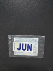California Month Sticker (JUNE) JUN DMV License Plate Month Sticker Original