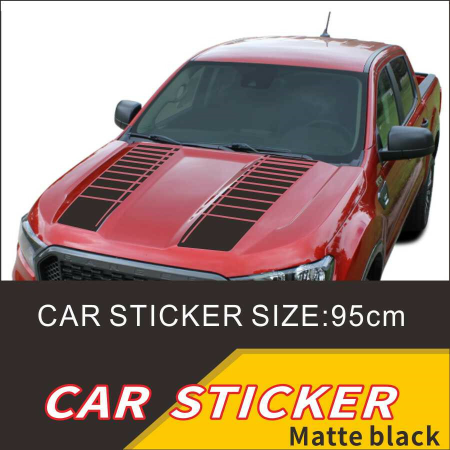 Stripe For Car Truck Hood Sticker Decal DIY Racing Cosmetic Decor Accessories