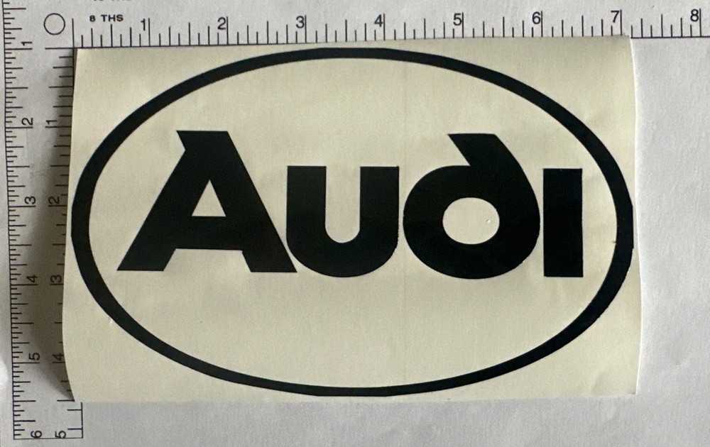 AUDI Vinyl Decal Large 7” CHOOSE YOUR COLOR-Car,Boat,Window,Tumbler