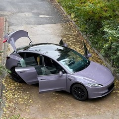 Tesla Model 3 Highland 2024-UP PreCut Paint Protection Wrap Provence Purple PPF