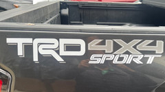 TOYOTA TRD 4×4 SPORT Decals Vinyl Stickers 1 PAIR truck bed Red Black