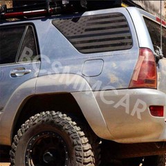 Car Rear Window Both Side American Flag Sticker Fit For Toyota 4RUNNER 2003-2009
