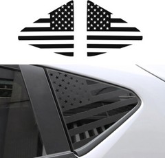 DLOVEG Rear Side Window Decal for 2024 Subaru Crosstrek Accessory Flag Sticker