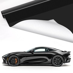 For Dodge Ram 1500 2500 Gloss Black Premium Vinyl Car Wrap Air Release 20FT*5FT