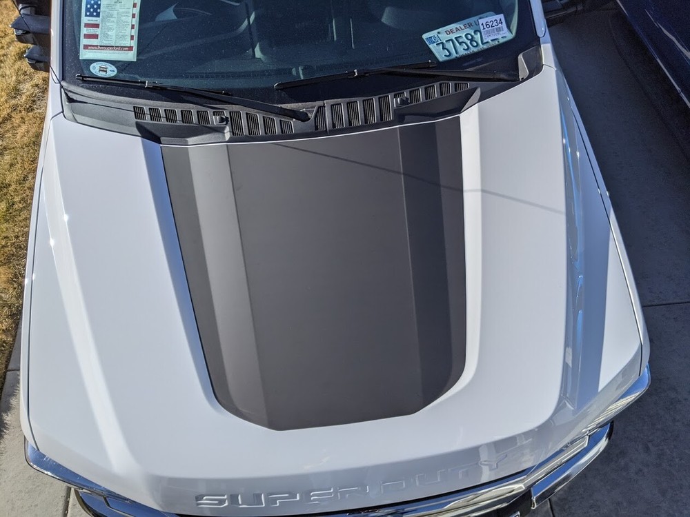 2017-2020 Ford Super Duty Hood Stripe Decal Vinyl Stickers Graphics 2018 2019