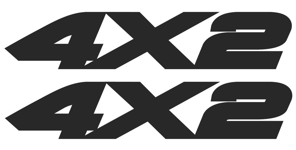 2012 2013 2014 Decals for Ford F-150 F-250 F-350 Bedside 4×2 MATTE FLAT BLACK