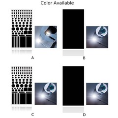High Quality Light Dimming Stickers Light Dimming Stickers PVC Black Dim 50-100%