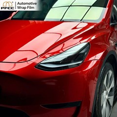 5ft x 50ft PET Car Wrap Vinyl Hybrid Red Air Release Bubble Free Full Roll Film