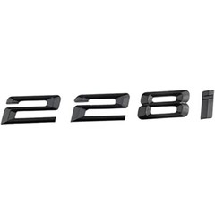 Replacement 228I Gloss Black Rear Trunk Emblem Badge for bmw 228i Decal Letters