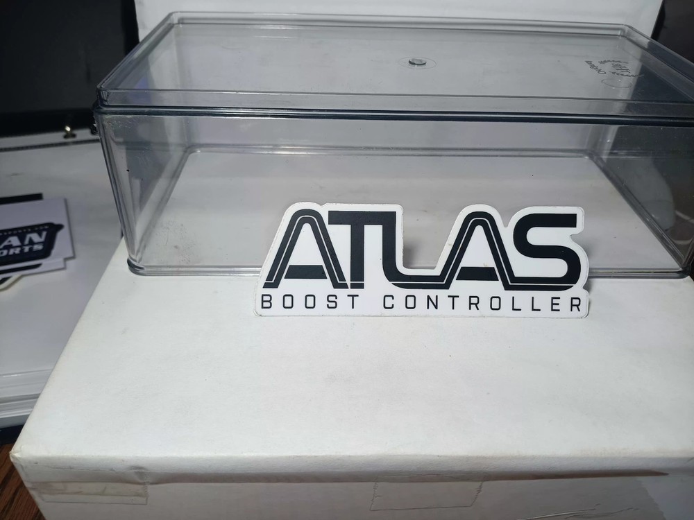 New Atlas Boost Controller Car Sticker Decal Ls Car Cars Racing NHRA 5″x1.5″
