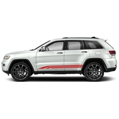 Lower triple stripes graphics stickers decal compatible with Jeep Grand Cherokee