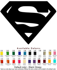Superhero Symbols Vinyl Decal Sticker Car Window Batman Superman Spiderman Art