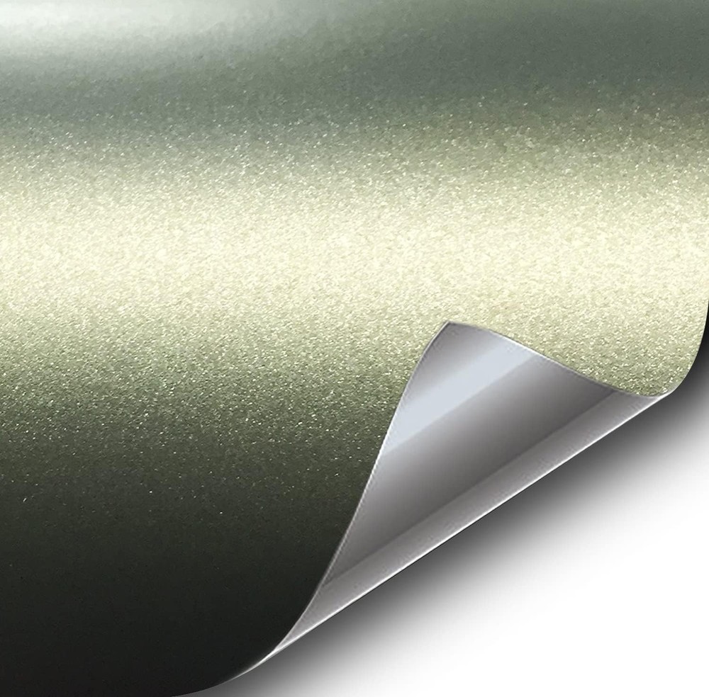 Matte Metallic Military Green Vinyl Wrap Roll 1ft x 5ft – Protection