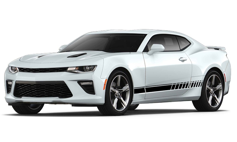 Lower door side stripes graphics stickers decal compatible with Chevrolet Camaro