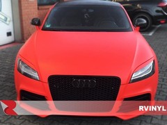 Matte Red Vinyl Car Wrap Film 5ft x 6″ Bubble Free, Dual Cast, 2.5sq ft