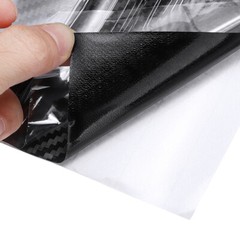 6D Car Auto Accessories Car Interior Wrap Sticker Carbon Fiber Glossy Vinyl Film
